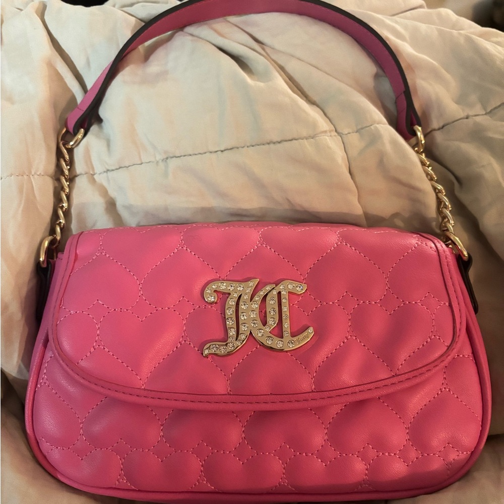 Juicy Couture JC Pink Quilted Women's Bag